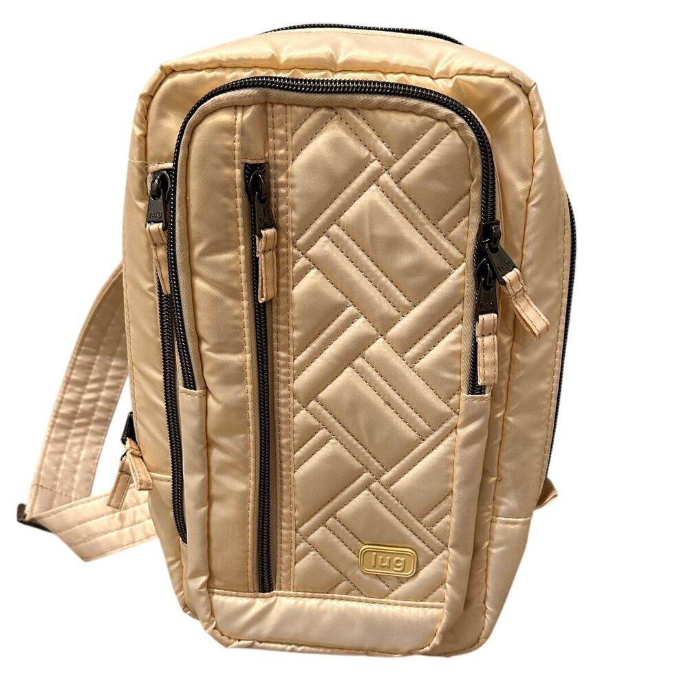 LUG Tailback Sling Bag Metallic Yellow Gold NWOT
